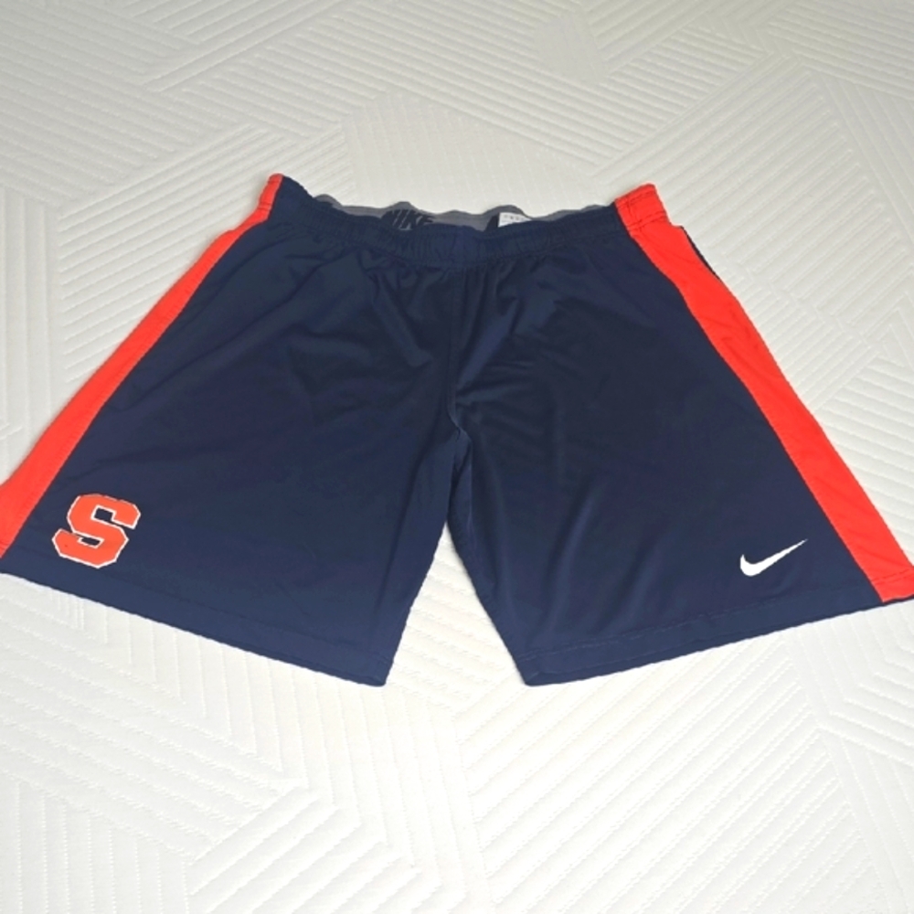 Men's Nike Syracuse University Blue and Red Athletic Shorts